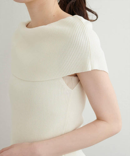 natural couture 露肩無袖套頭衫