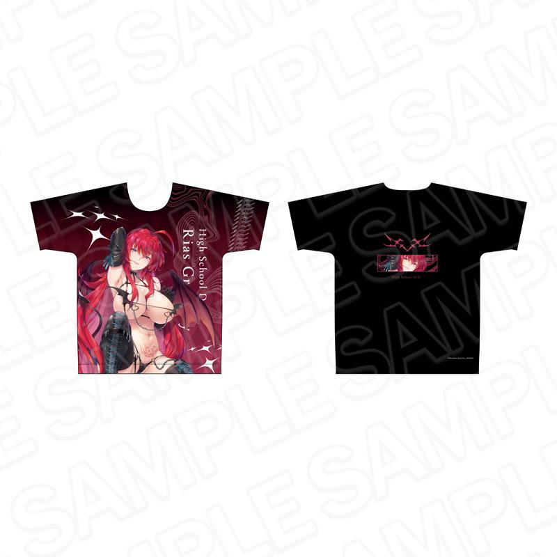 惡魔高校D×D（惡魔高校D×D） 莉雅絲·吉蒙裡 魅魔&修女 ver. XL碼 全幅印花T恤