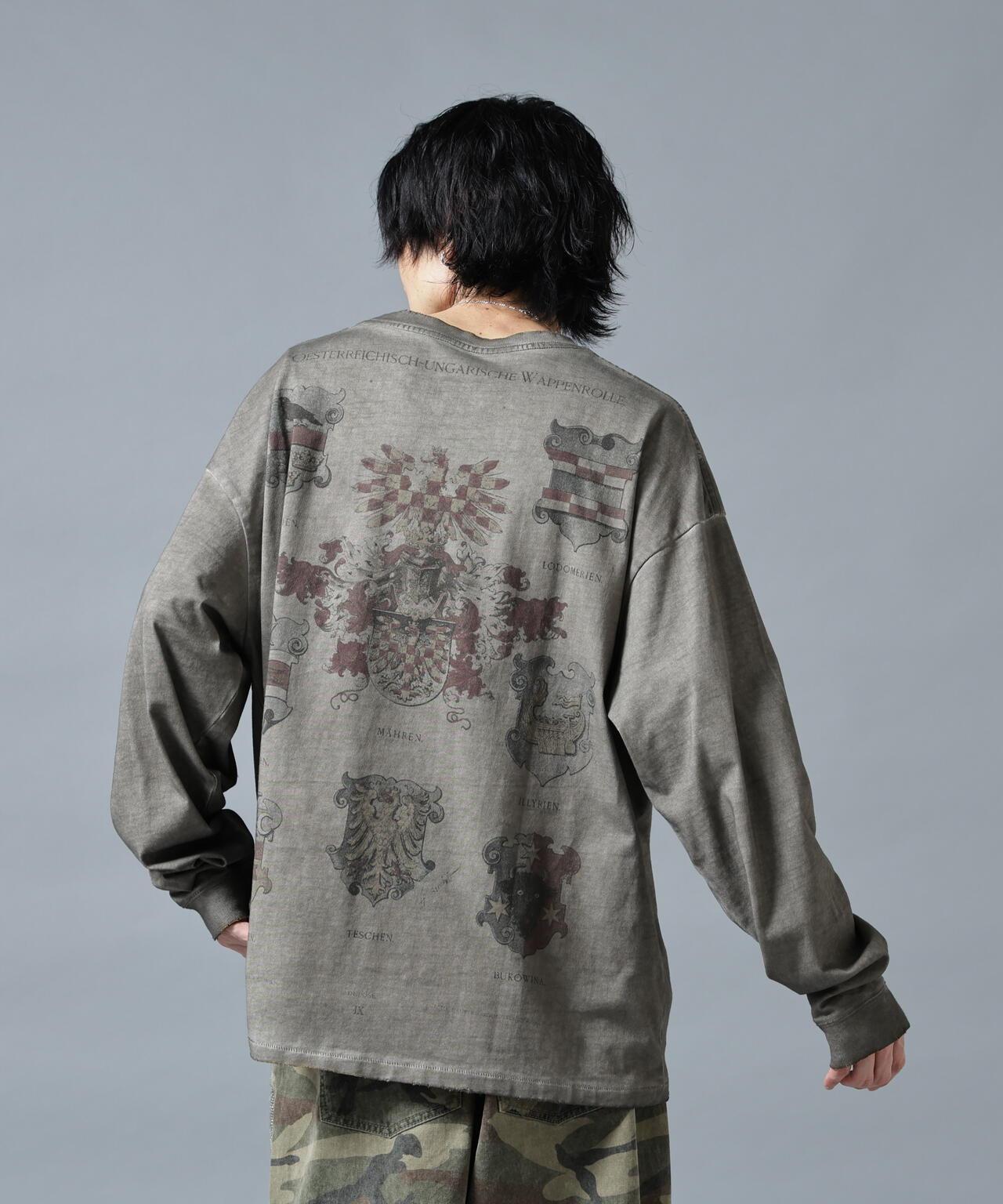 DankeSchon/ダンケシェーン/SPRAYBURN L/S TEE EMBLEM
