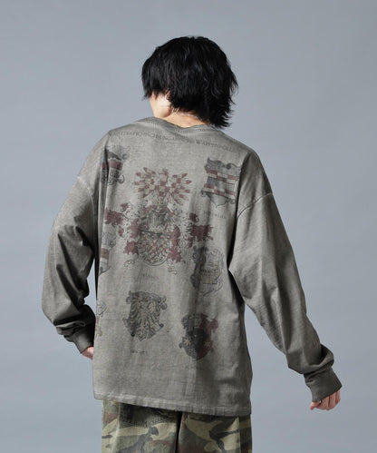 DankeSchon/ダンケシェーン/SPRAYBURN L/S TEE EMBLEM