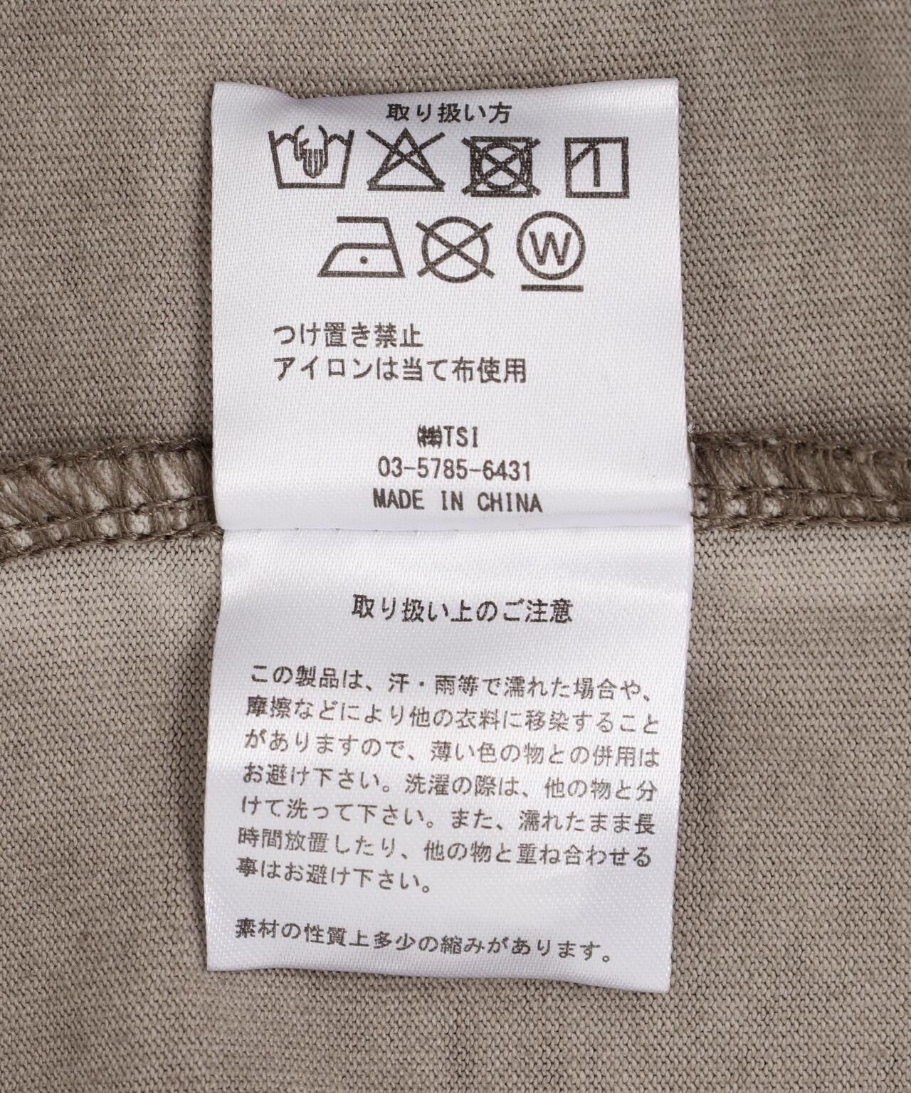DankeSchon/ダンケシェーン/SPRAYBURN L/S TEE EMBLEM