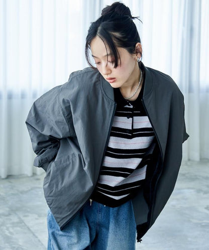 尼龍抓絨雙面穿MA-1夾克