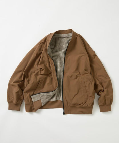 尼龍抓絨雙面穿MA-1夾克