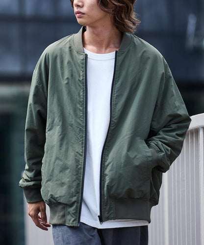 尼龍抓絨雙面穿MA-1夾克