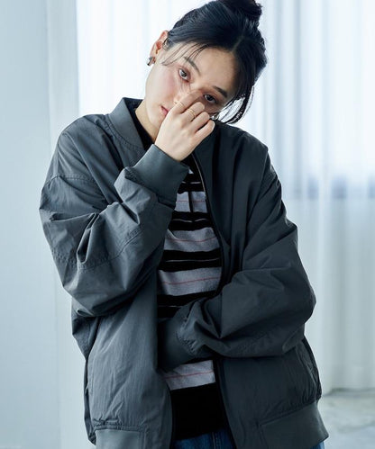 尼龍抓絨雙面穿MA-1夾克