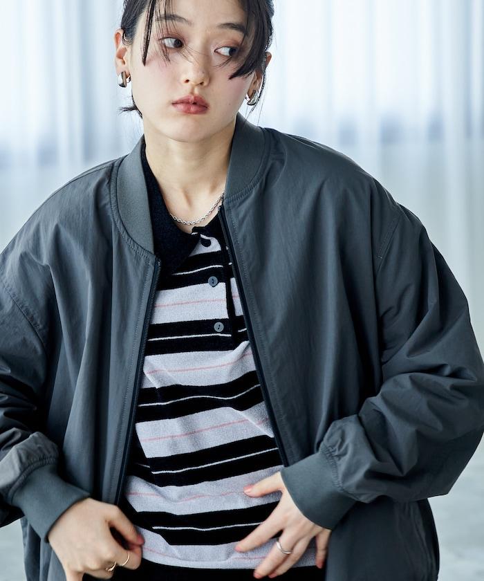 尼龍抓絨雙面穿MA-1夾克