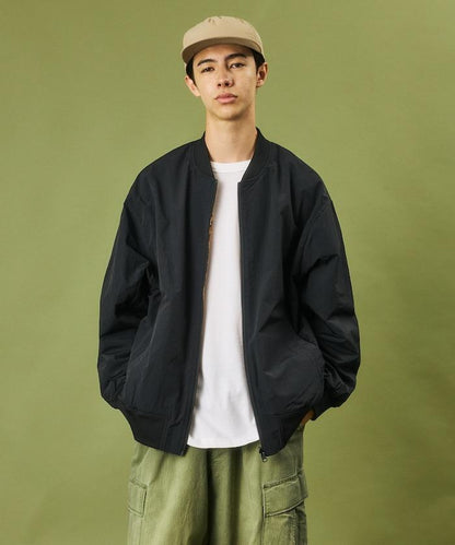 尼龍抓絨雙面穿MA-1夾克