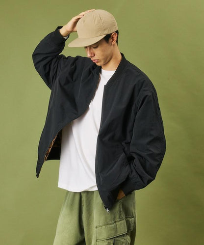 尼龍抓絨雙面穿MA-1夾克