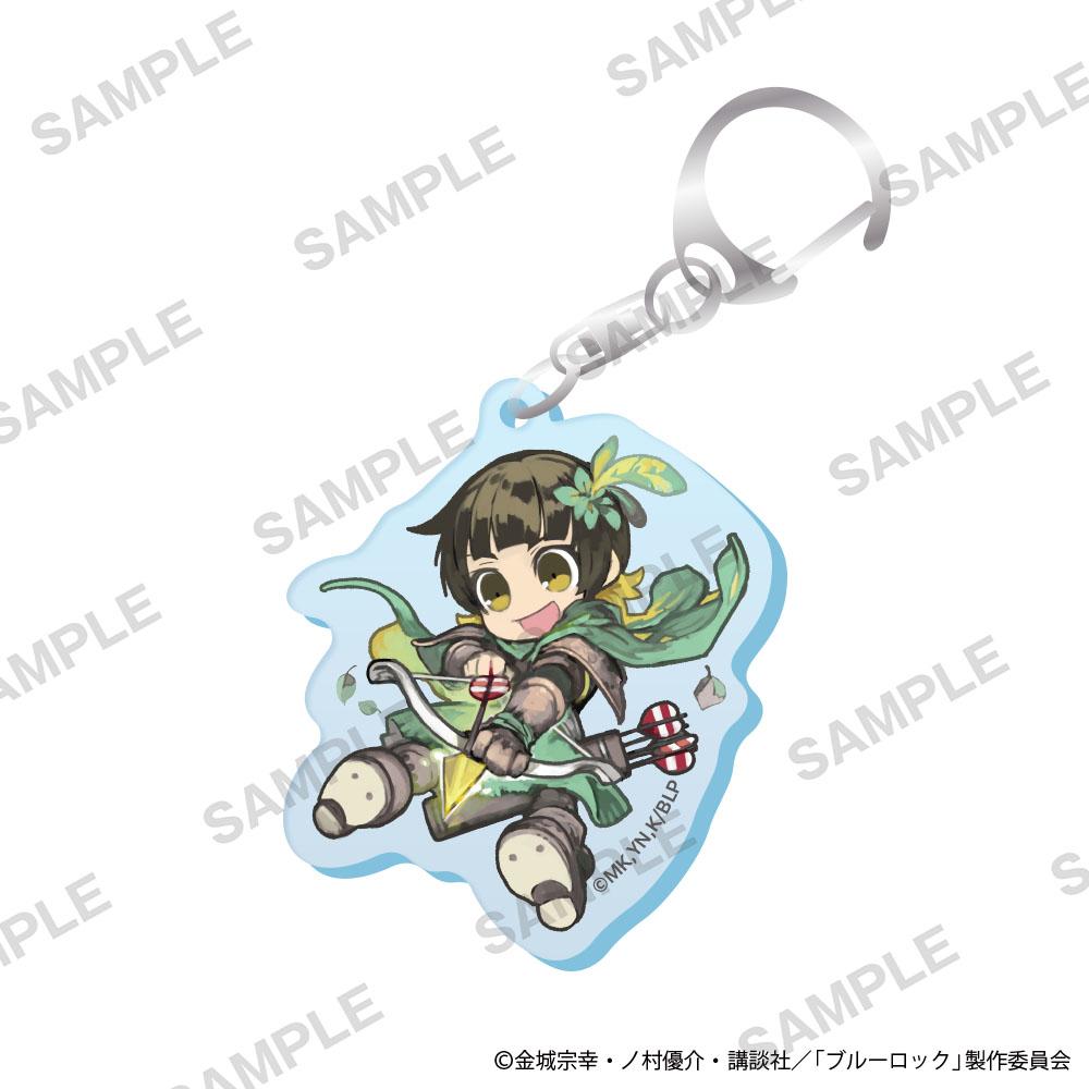 藍色監獄 ミニキャラアクリルキーホルダー ロープレ Ver. 蜂楽 廻