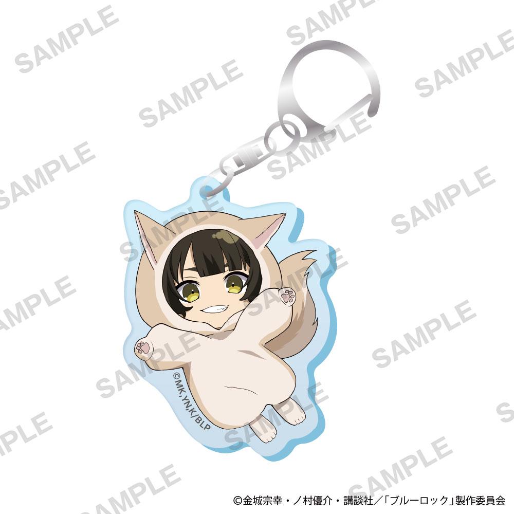 藍色監獄 迷你角色亞克力鑰匙扣 玩偶貓 Ver. 蜂樂廻