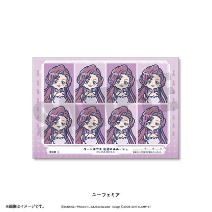 コードギアス 反逆のルルーシュ（叛逆的魯路修） 復古波普系列 尤菲米婭 證件照風貼紙