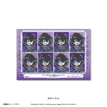 コードギアス 反逆のルルーシュ（叛逆的魯路修） RETROPOP系列 魯路修 證件照風貼紙