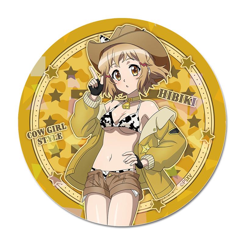戰姬絕唱Symphogear XV 閃亮大徽章 立花響 牛仔女郎ver.