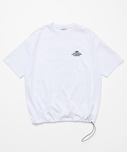 アルクマ × ヨーグレット × FREAK'S STORE 寬鬆版型 後背印花 下襬抽繩 圓領T恤