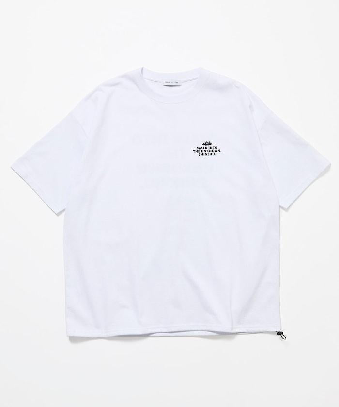 アルクマ × ヨーグレット × FREAK'S STORE 寬鬆版型 後背印花 下襬抽繩 圓領T恤