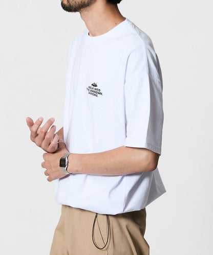 アルクマ × ヨーグレット × FREAK'S STORE 寬鬆版型 後背印花 下襬抽繩 圓領T恤
