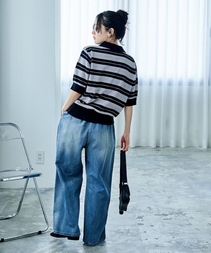 高針距莫爾紗Polo衫 短袖