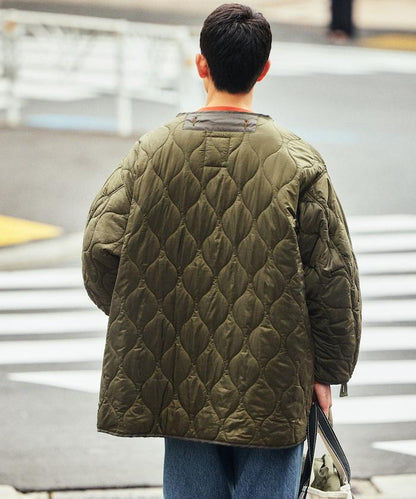 M-65 襯裡套裝派克大衣/外套&絎縫襯裡套裝/2件套/3穿