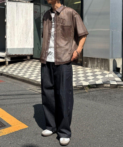 Ciaopanic 網眼拼接圖案短袖襯衫