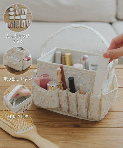 花朵蕾絲化妝品收納盒