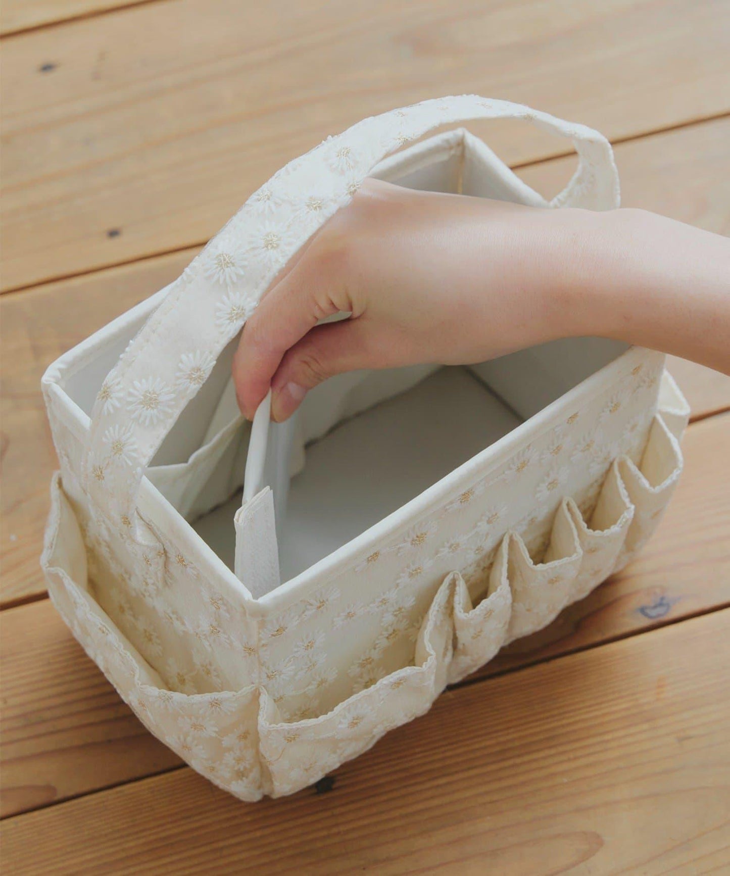 花朵蕾絲化妝品收納盒