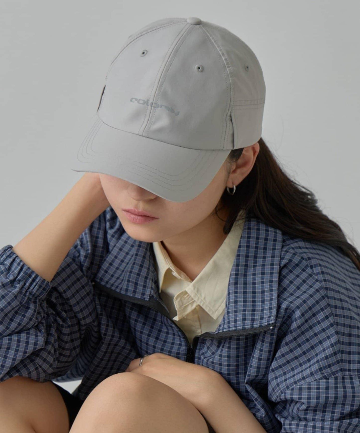 【UNISEX】防潑水反光Logo運動帽