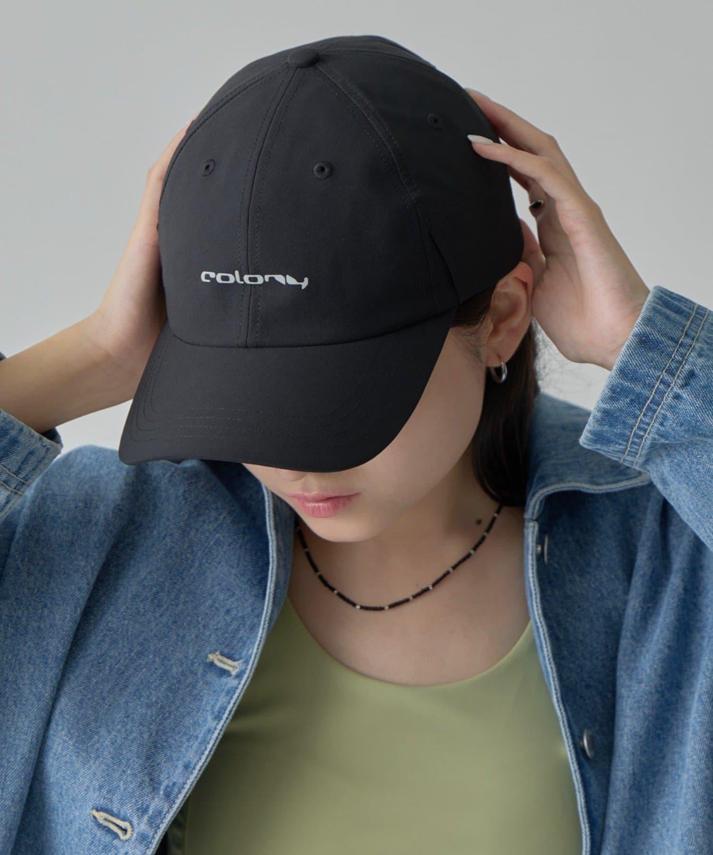 【UNISEX】防潑水反光Logo運動帽