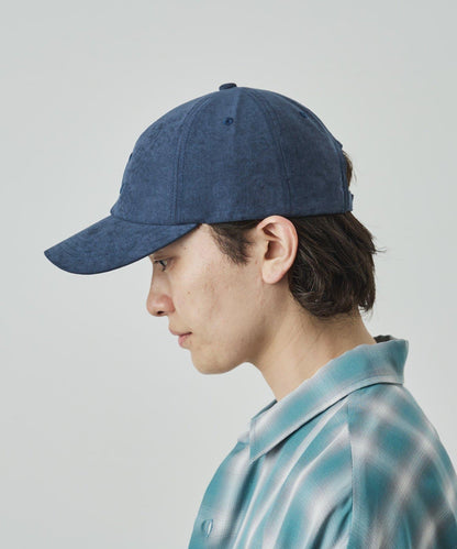 UNISEX 麂皮刺繡Logo棒球帽
