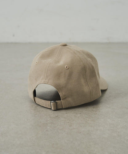 UNISEX 麂皮刺繡Logo棒球帽