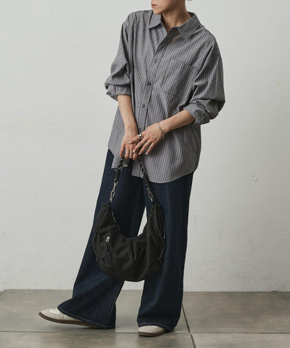 UNISEX 潑水多功能手提月牙包