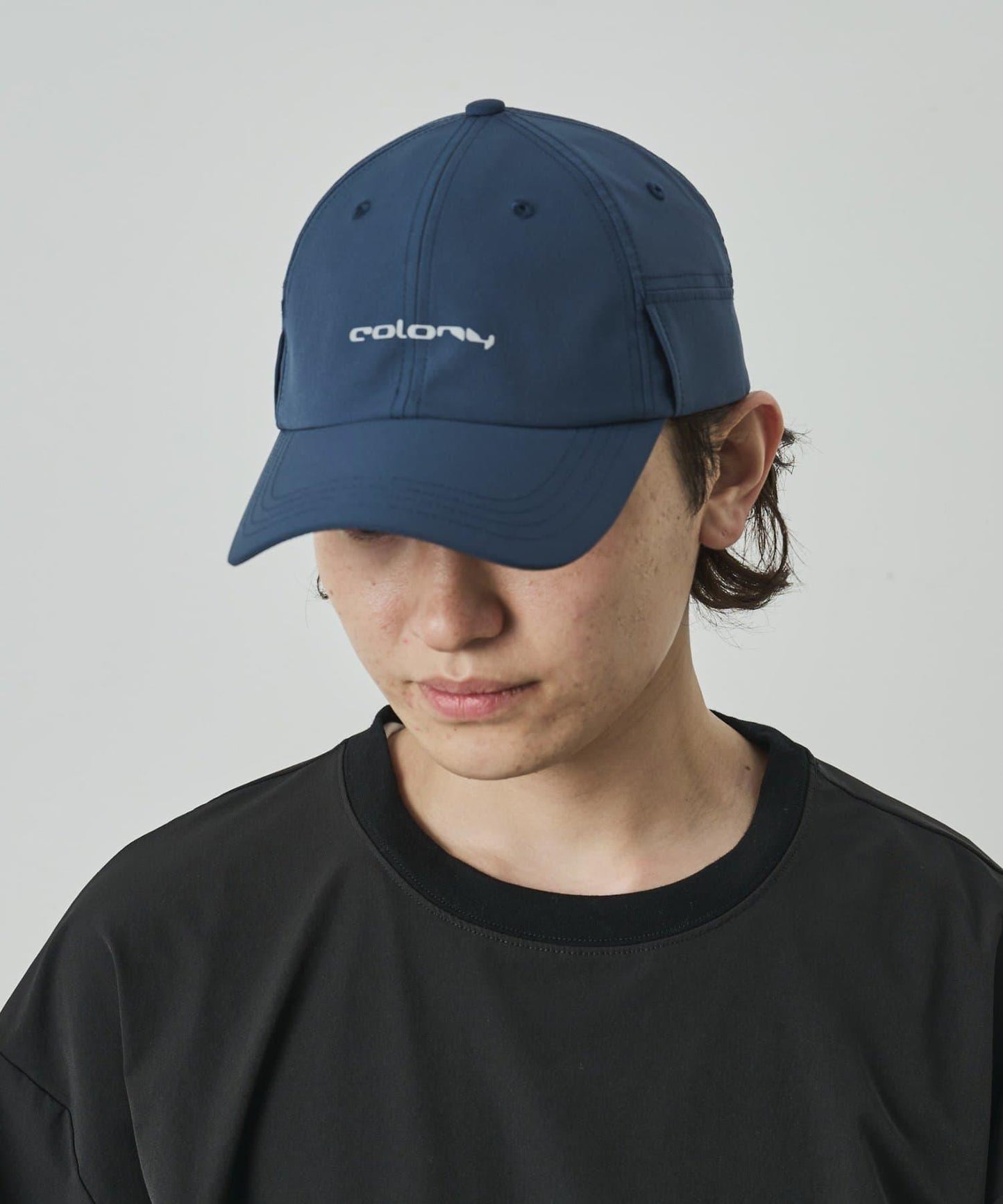 【UNISEX】防潑水反光Logo運動帽