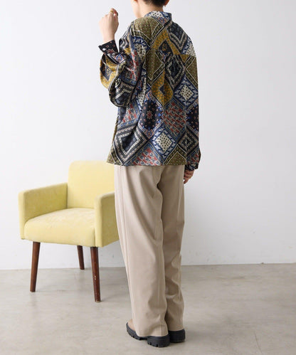 ear PAPILLONNER 柄褶飾襯衫 SUM1 STYLE