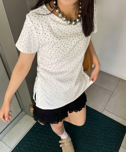 Ciaopanic 小碎花側邊紐扣上衣