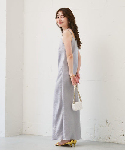 【La boutique BonBon】緞面蕾絲吊帶連衣裙