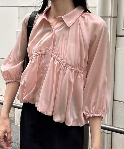 CAPRICIEUX LE'MAGE 氣球短款透視襯衫