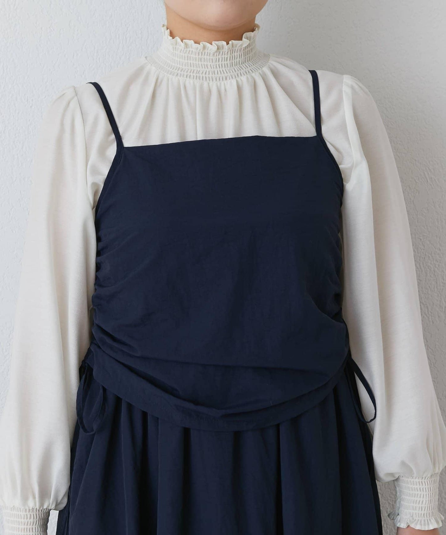 【La boutique BonBon】抽繩吊帶連衣裙