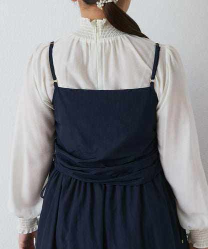 【La boutique BonBon】抽繩吊帶連衣裙