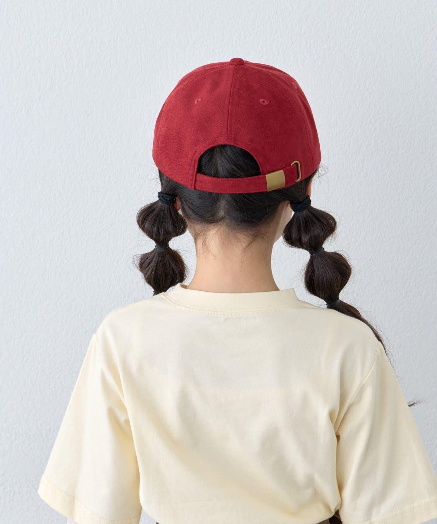 【KIDS】兒童加絨斜紋布Logo棒球帽