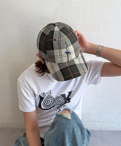 【POLOCHAMPS】格紋棒球帽
