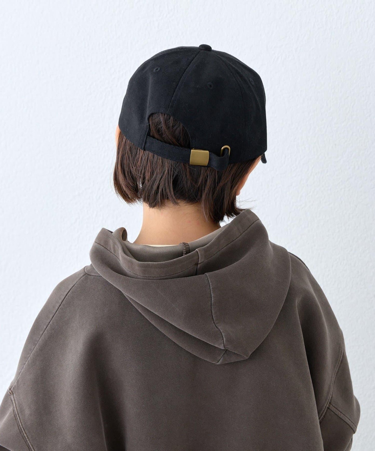 【KIDS】兒童加絨斜紋布Logo棒球帽