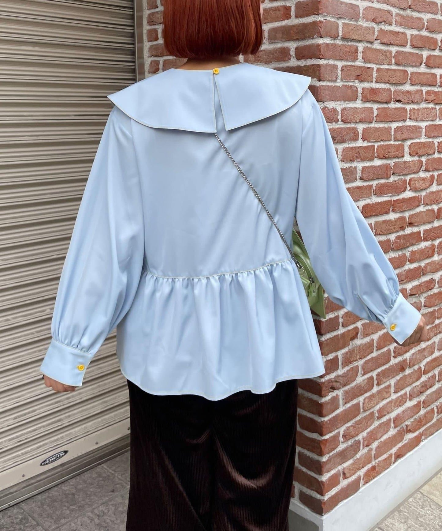 HELLO.SANFRANCISCO 蝴蝶結大翻領襯衫