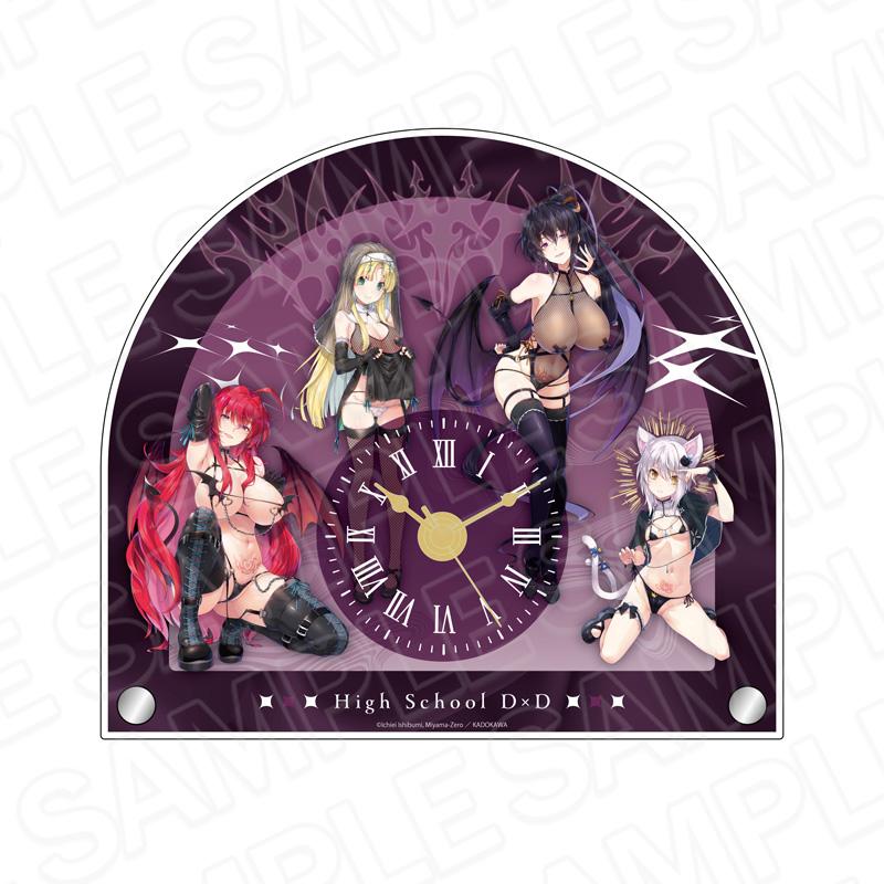 惡魔高校D×D 亞克力時鐘 魅魔&修女 ver.