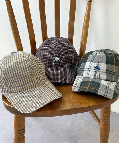 【POLOCHAMPS】格紋棒球帽