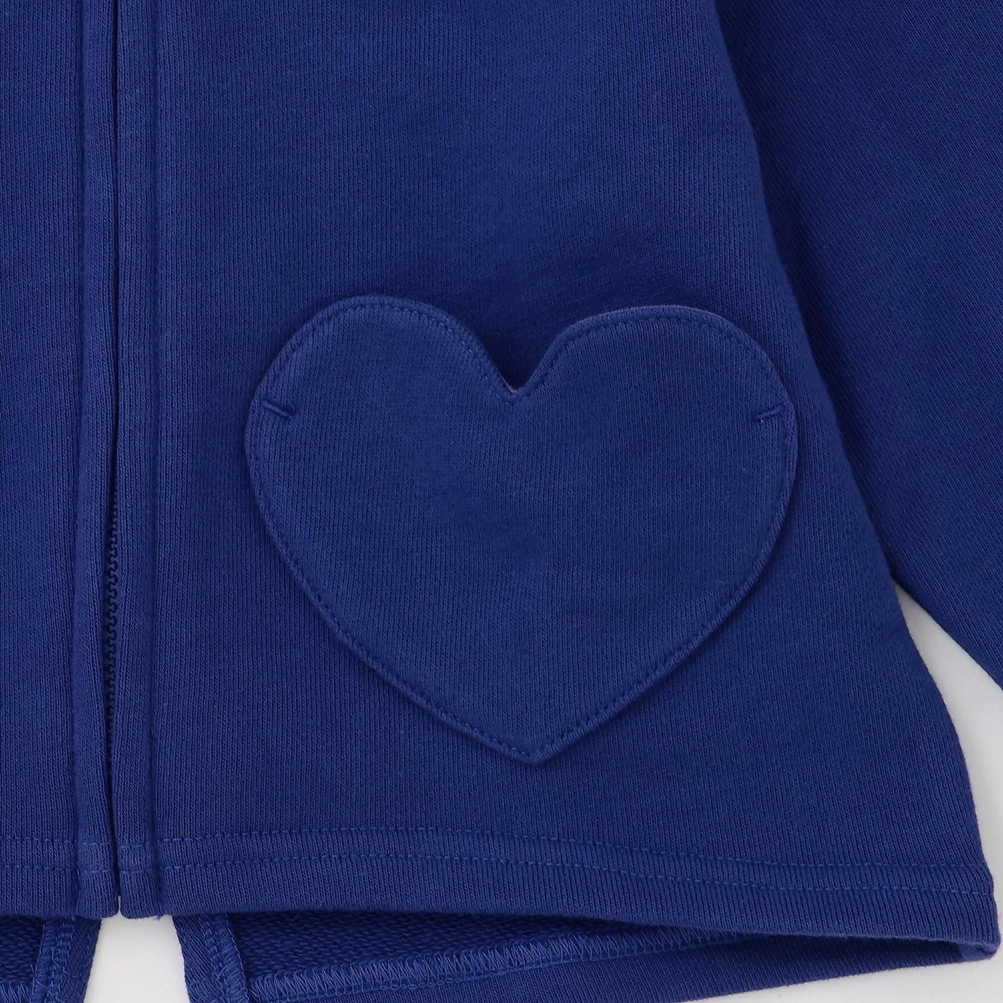mimi醬刺繡 加絨拉鍊開衫