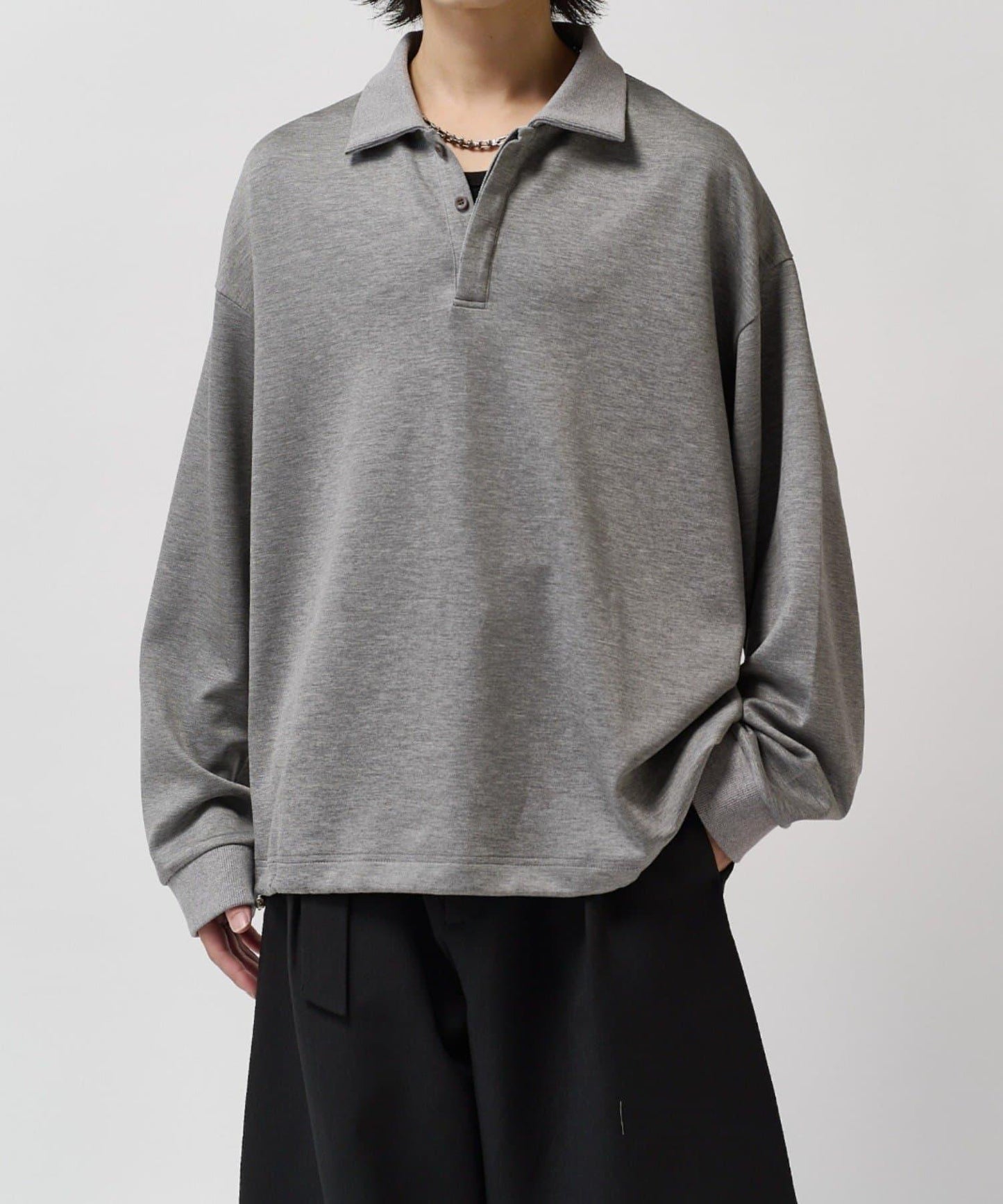 Ponti 寬鬆Polo衫長袖