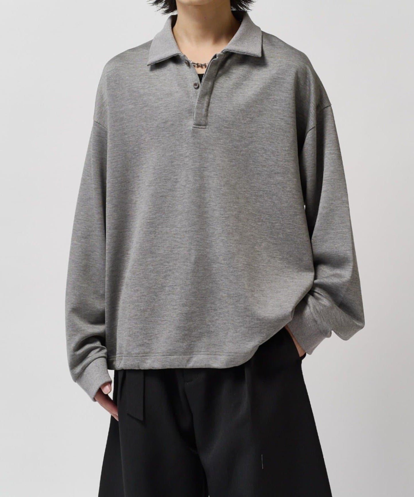 Ponti 寬鬆Polo衫長袖