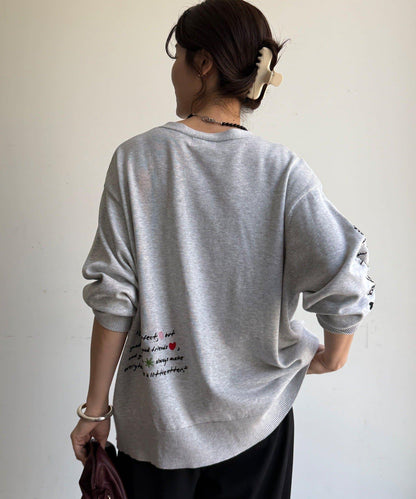 刺繡針織開衫
