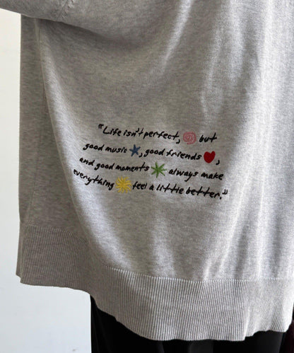 刺繡針織開衫