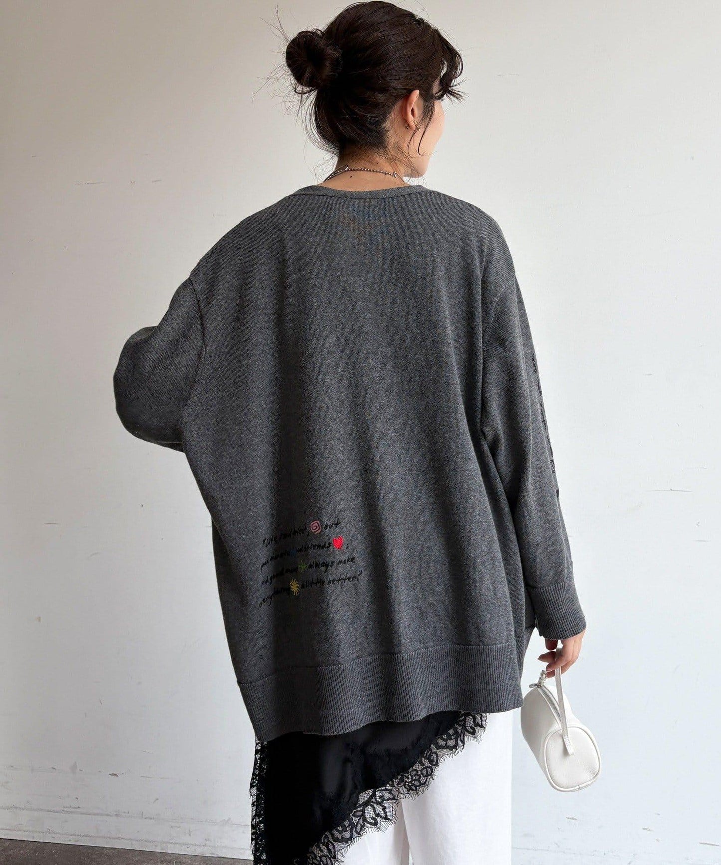 刺繡針織開衫