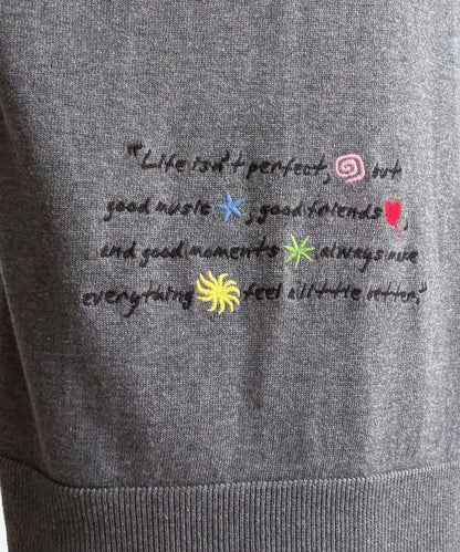 刺繡針織開衫